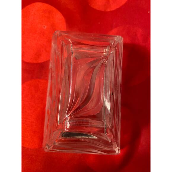 1989 FTDA Crystal Decorative Vase Candy Dish Bowl W. Germany etch leaf iris EUC - Picture 4 of 12